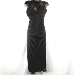 Calvin Klein Sleeveless Asymmetrical Black Dress